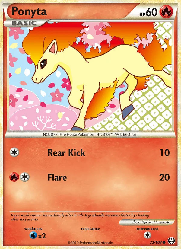 Ponyta Triumphant 72/102
