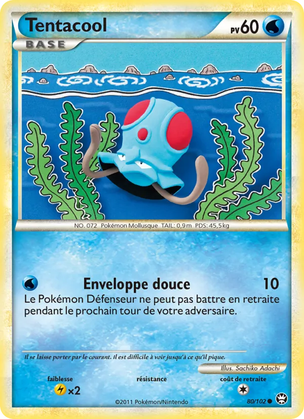 Tentacool Triomphant 80/102
