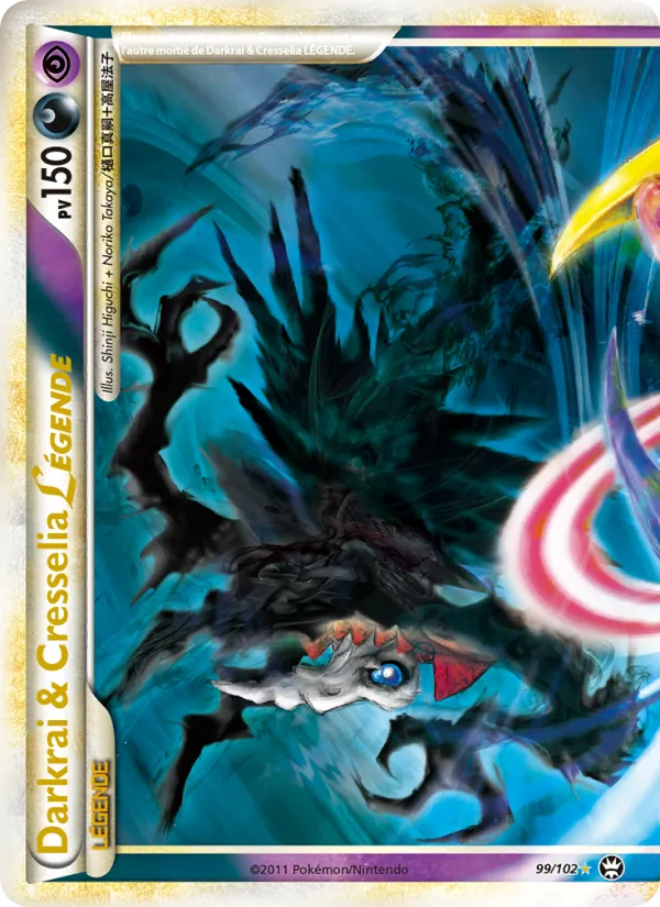 Darkrai & Cresselia LÉGENDE Triomphant 99/102