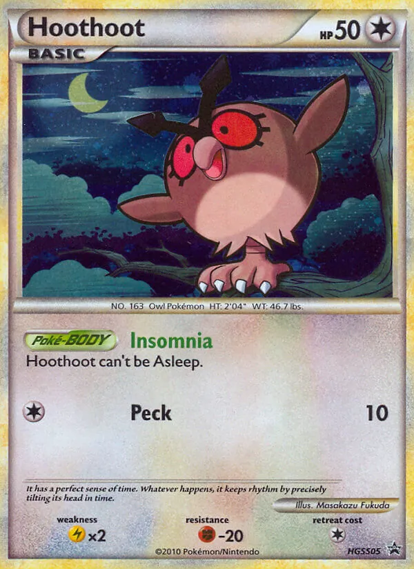 Hoothoot Promo HGSS HGSS05/25