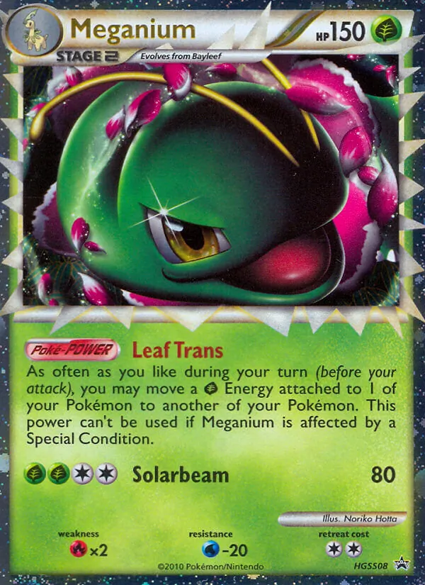 Meganium HGSS Black Star Promos HGSS08/25