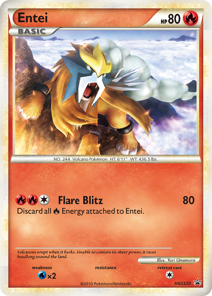 Entei Promo HGSS HGSS20/25