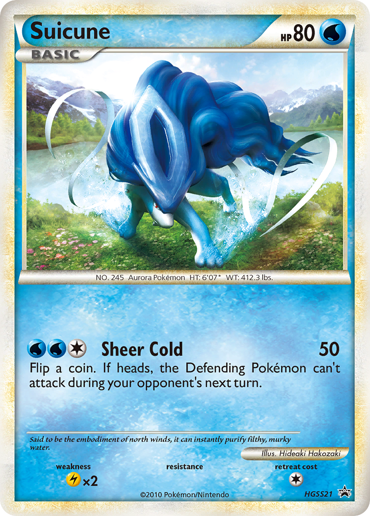 Suicune Promo HGSS HGSS21/25