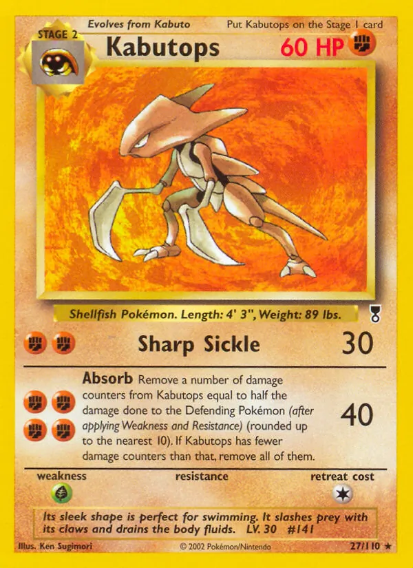 Kabutops Legendary Collection 27/110