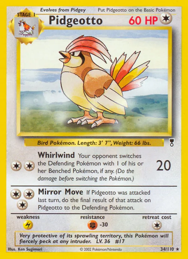 Pidgeotto Legendary Collection 34/110