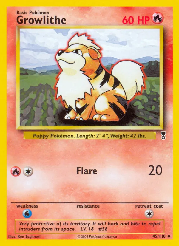 Growlithe Legendary Collection 45/110