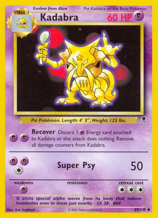 Kadabra Legendary Collection 49/110