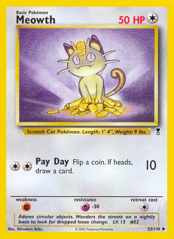 Meowth Legendary Collection 53/110
