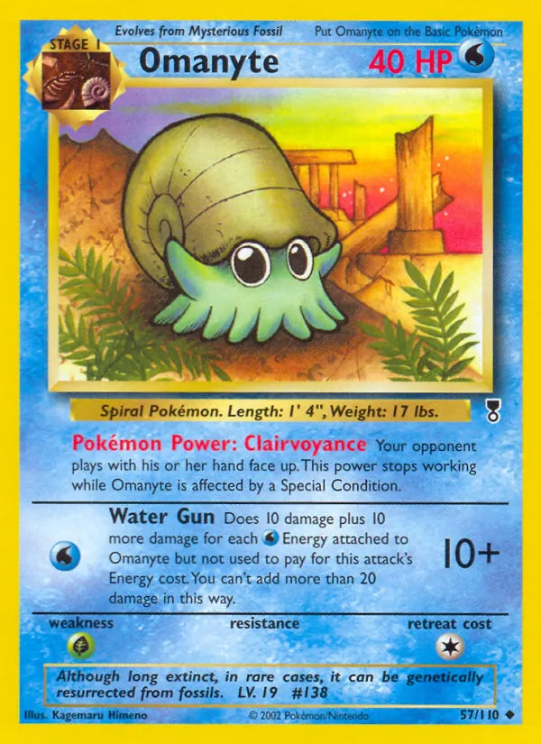 Omanyte Legendary Collection 57/110
