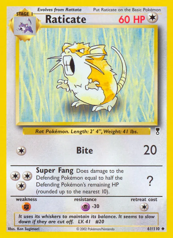 Raticate Legendary Collection 61/110