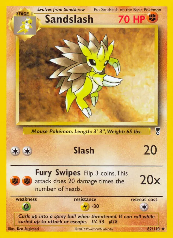 Sandslash Legendary Collection 62/110