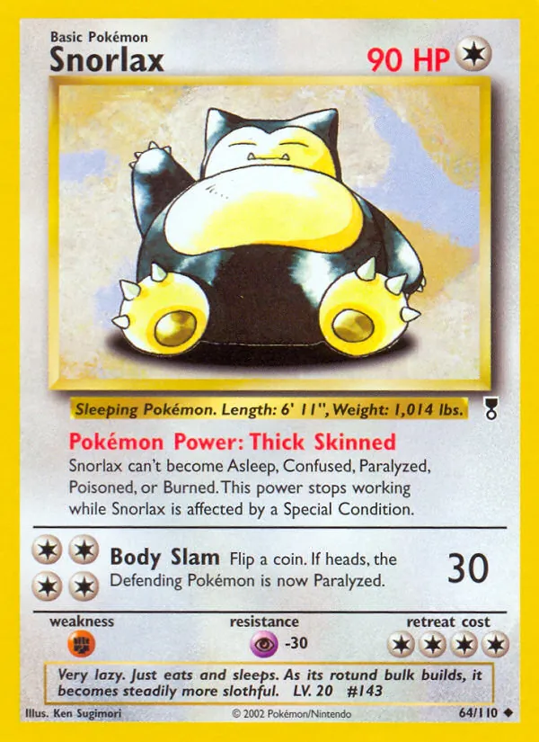 Snorlax Legendary Collection 64/110