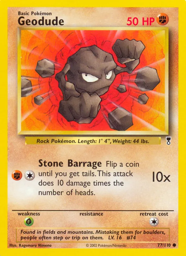 Geodude Legendary Collection 77/110