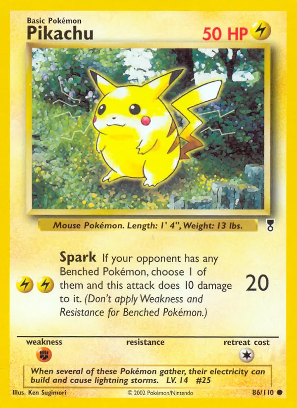 Pikachu Legendary Collection 86/110