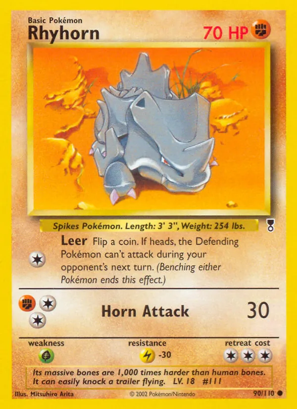 Rhyhorn Legendary Collection 90/110