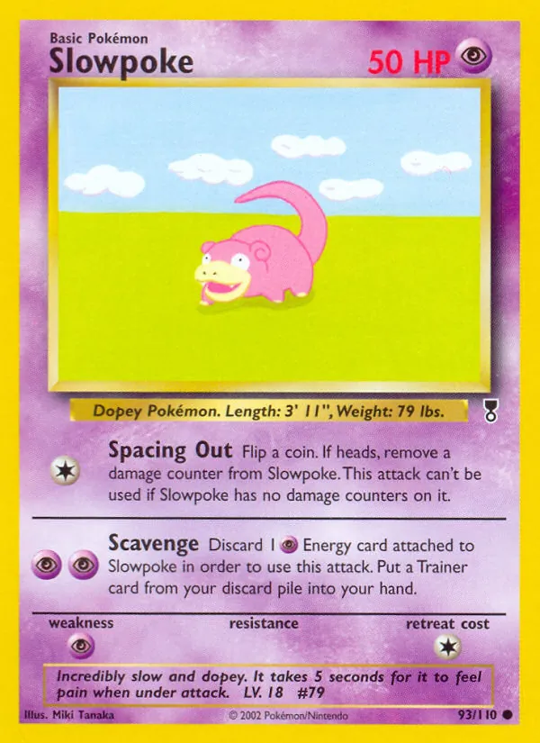 Slowpoke Legendary Collection 93/110
