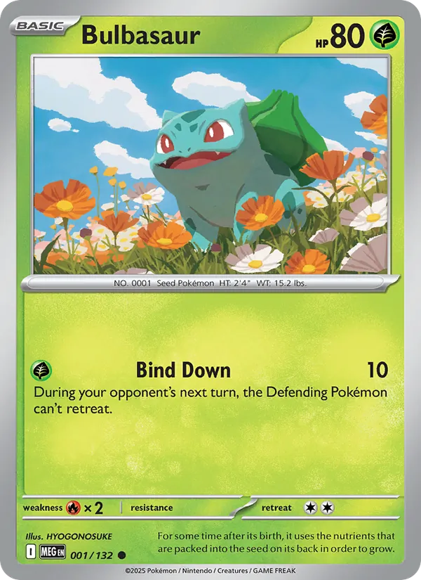 Bulbasaur Mega Evolution 001/132