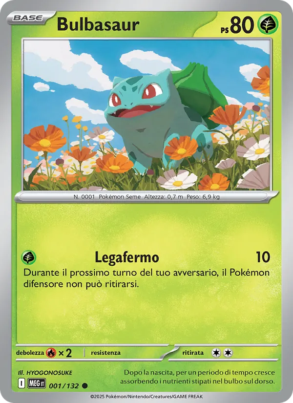 Bulbasaur Megaevoluzione 001/132