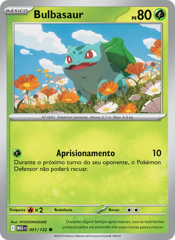 Bulbasaur Megaevolução 001/132