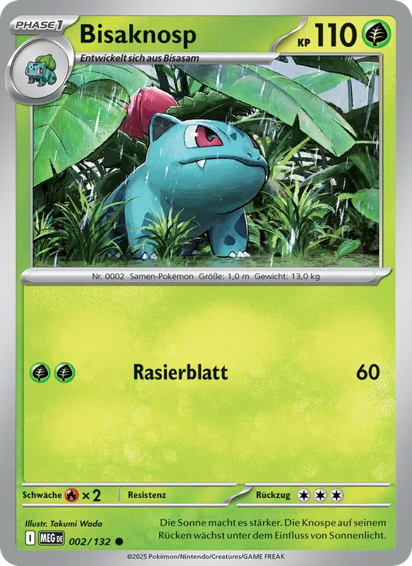 Bisaknosp Mega-Entwicklung 002/132