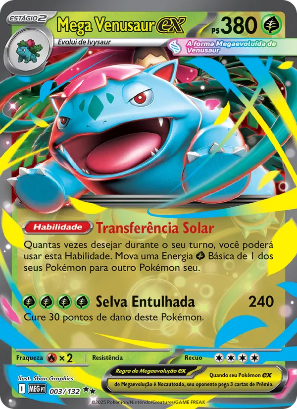 Mega Venusaur ex Megaevolução 003/132