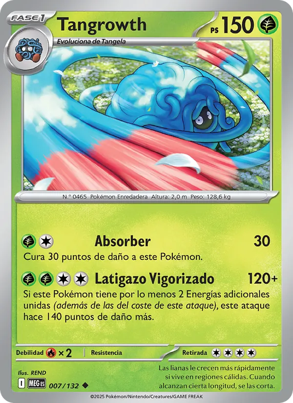 Tangrowth Megaevolución 007/132
