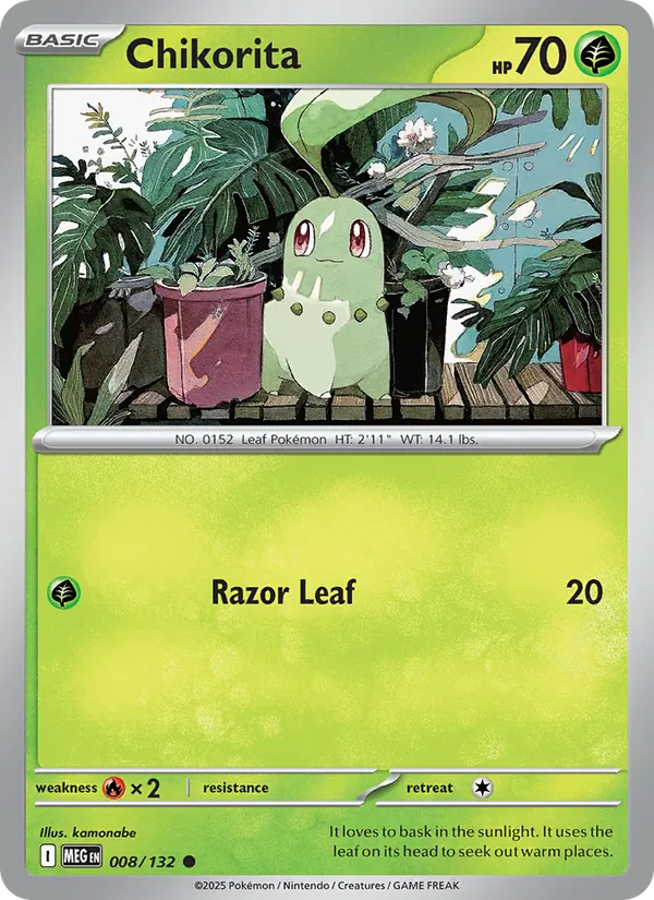 Chikorita Mega Evolution 008/132