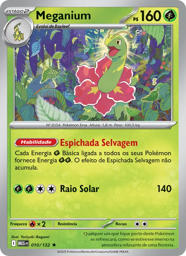 Meganium Megaevolução 010/132