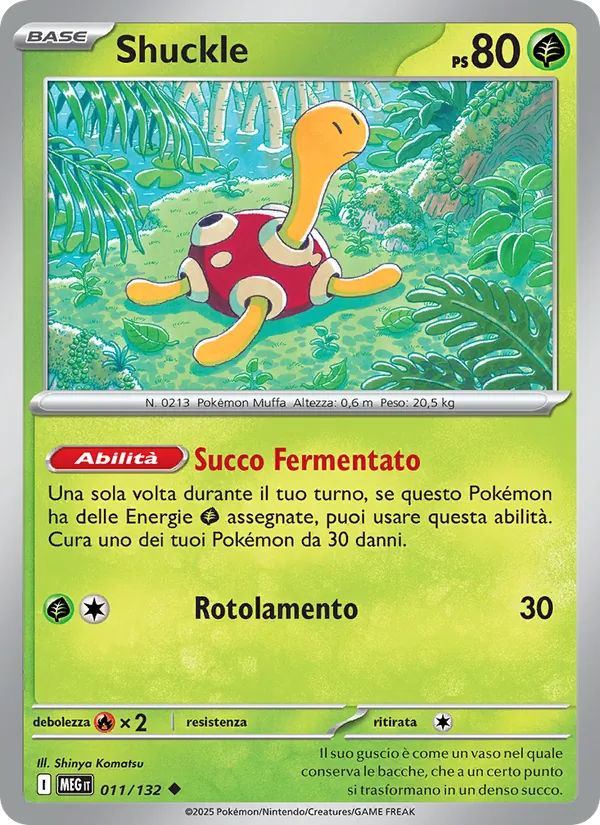 Shuckle Megaevoluzione 011/132
