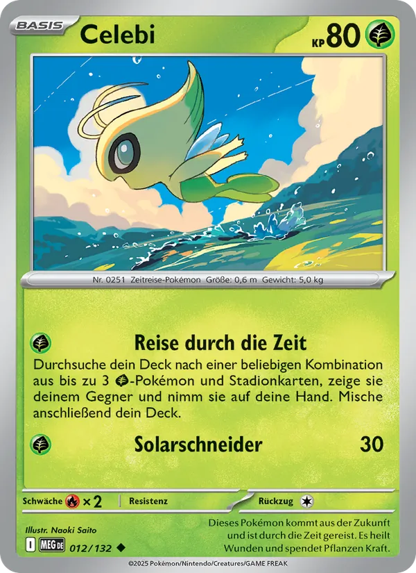 Celebi Mega-Entwicklung 012/132