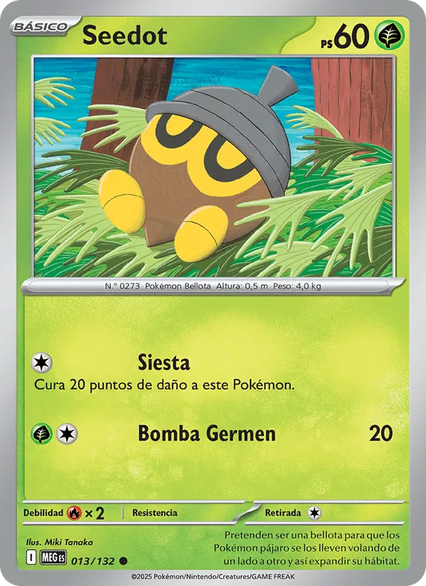 Seedot Megaevolución 013/132