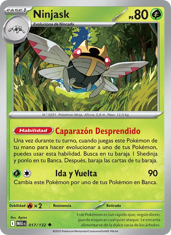 Ninjask Megaevolución 017/132