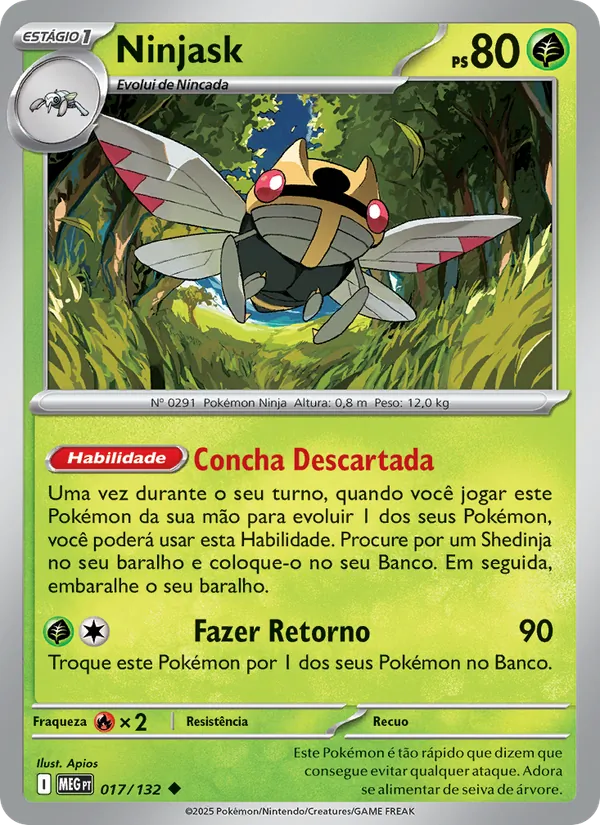 Ninjask Megaevolução 017/132