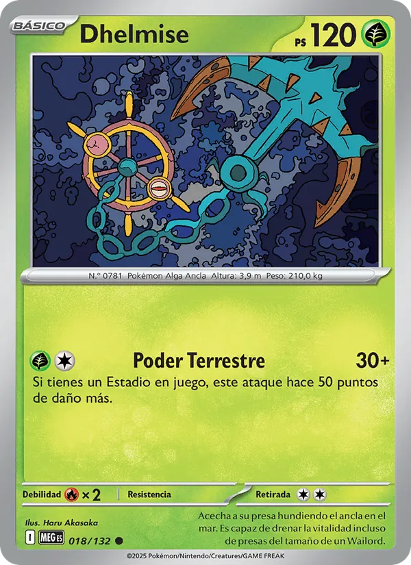 Dhelmise Megaevolución 018/132