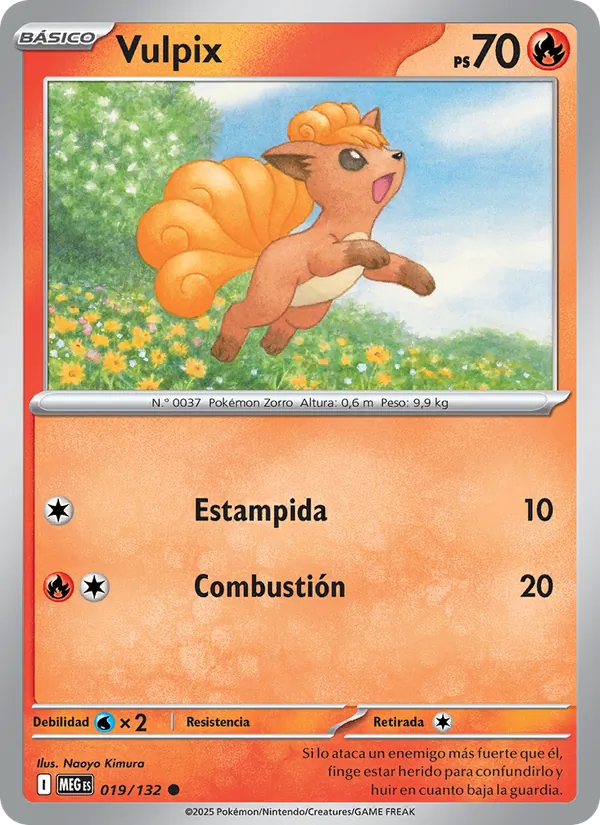 Vulpix Megaevolución 019/132