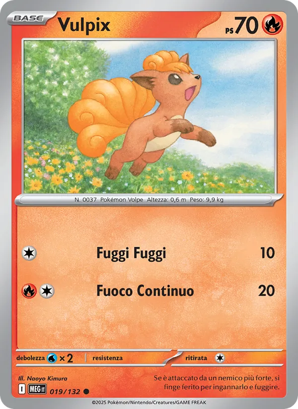 Vulpix Megaevoluzione 019/132