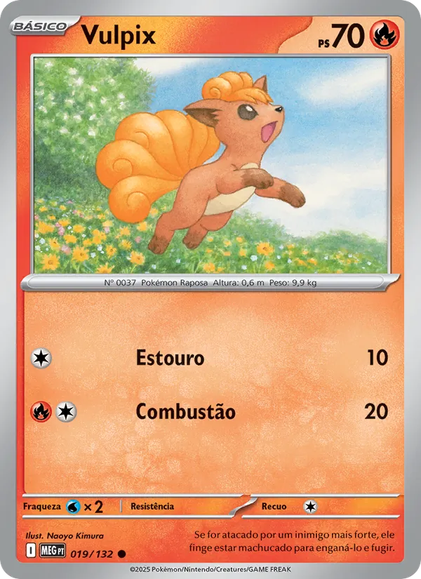 Vulpix Megaevolução 019/132