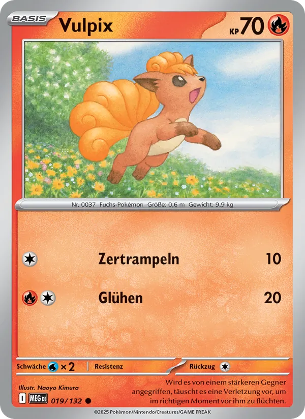 Vulpix Mega-Entwicklung 019/132