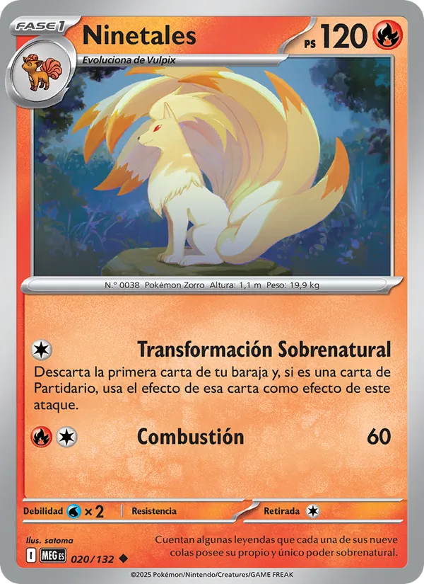 Ninetales Megaevolución 020/132