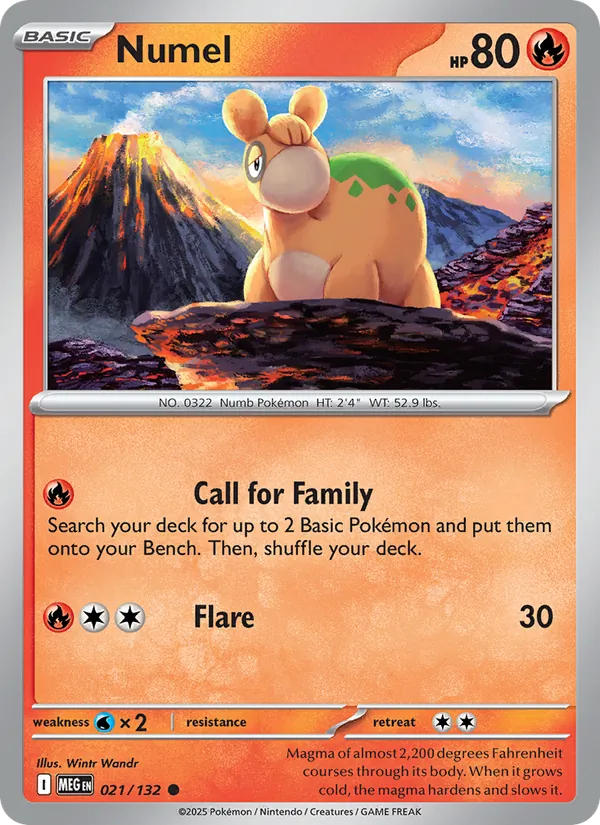 Numel Mega Evolution 021/132