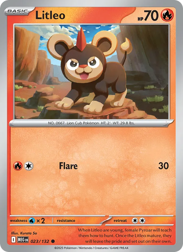 Litleo Mega Evolution 023/132