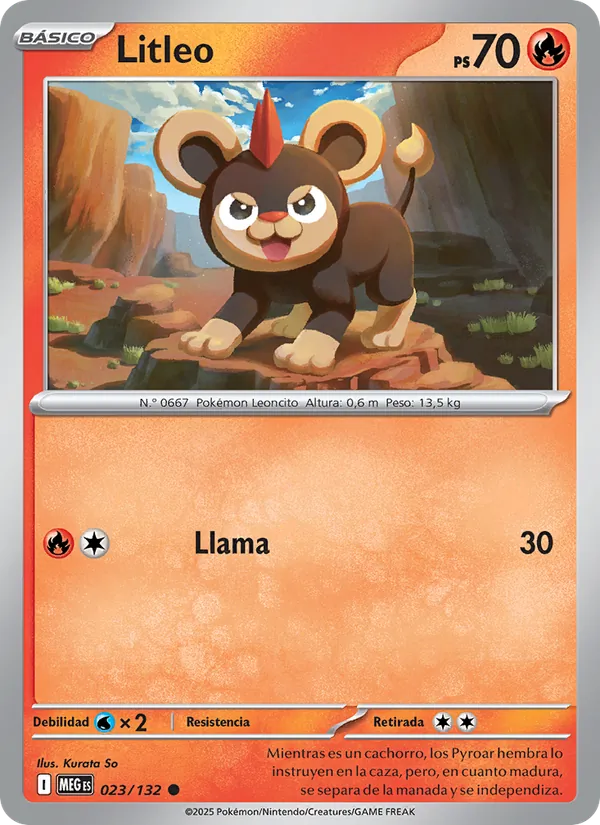 Litleo Megaevolución 023/132