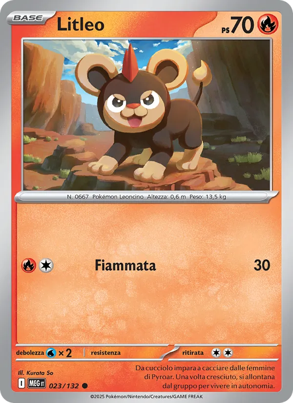 Litleo Megaevoluzione 023/132