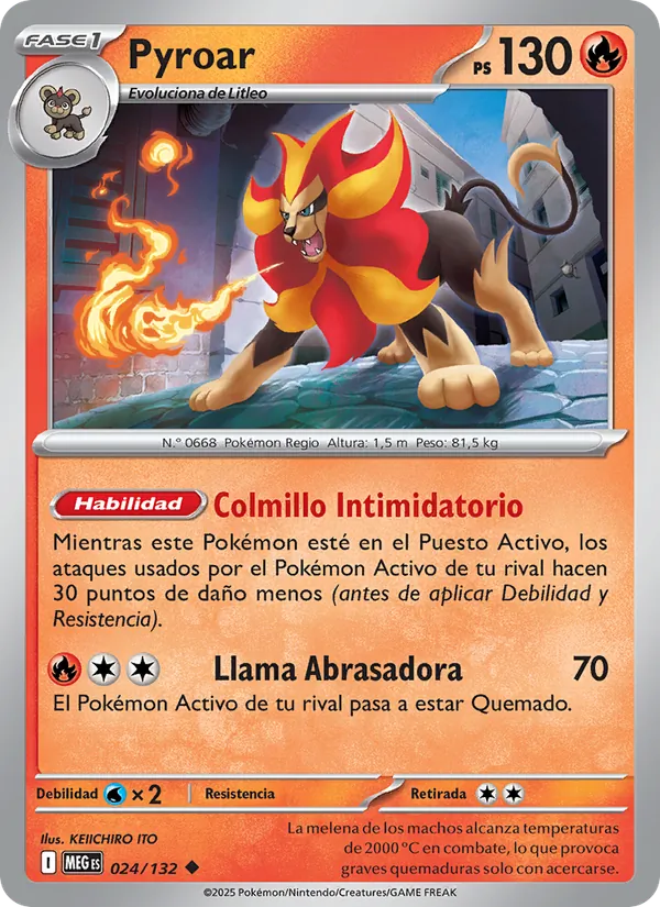 Pyroar Megaevolución 024/132