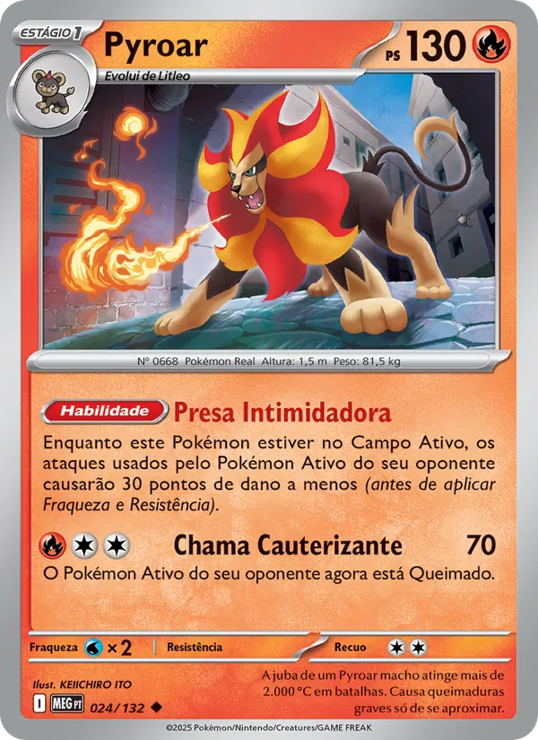 Pyroar Megaevolução 024/132