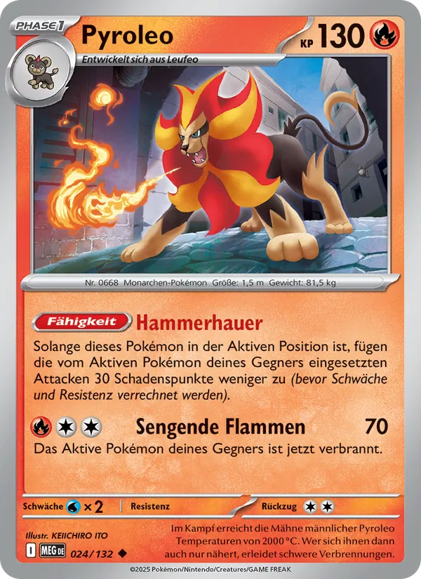 Pyroleo Mega-Entwicklung 024/132