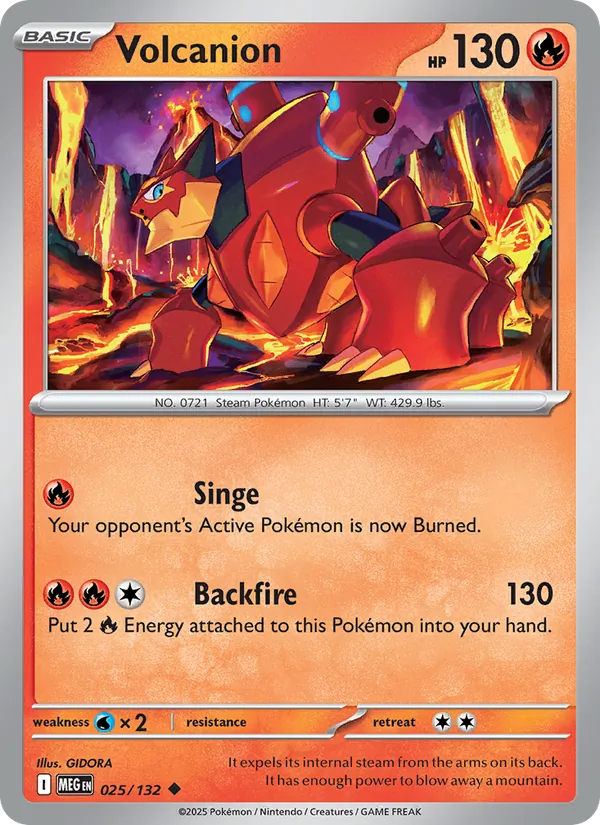 Volcanion Mega Evolution 025/132