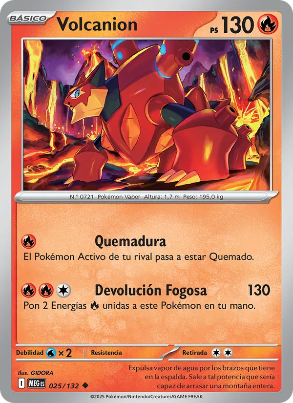 Volcanion Megaevolución 025/132