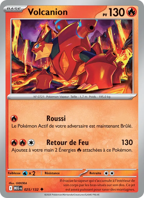 Volcanion Méga-Évolution 025/132