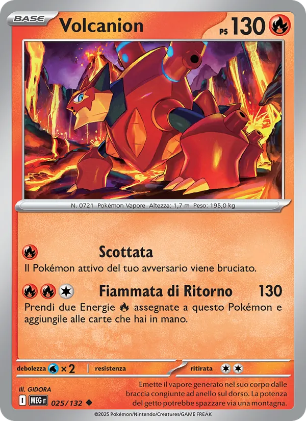 Volcanion Megaevoluzione 025/132